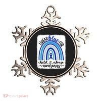 All KidsMatter Pinwheel Blue Rainbow Child Abuse Awareness Ornament thumb 0