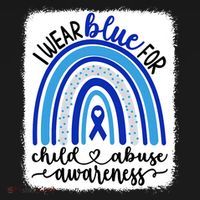 All KidsMatter Pinwheel Blue Rainbow Child Abuse Awareness Women's T-Shirt thumb 6
