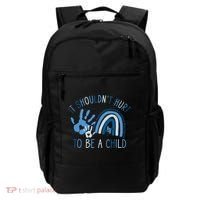 All KidsMatter Pinwheel Child Abuse Prevention Awareness Backpack thumb 0