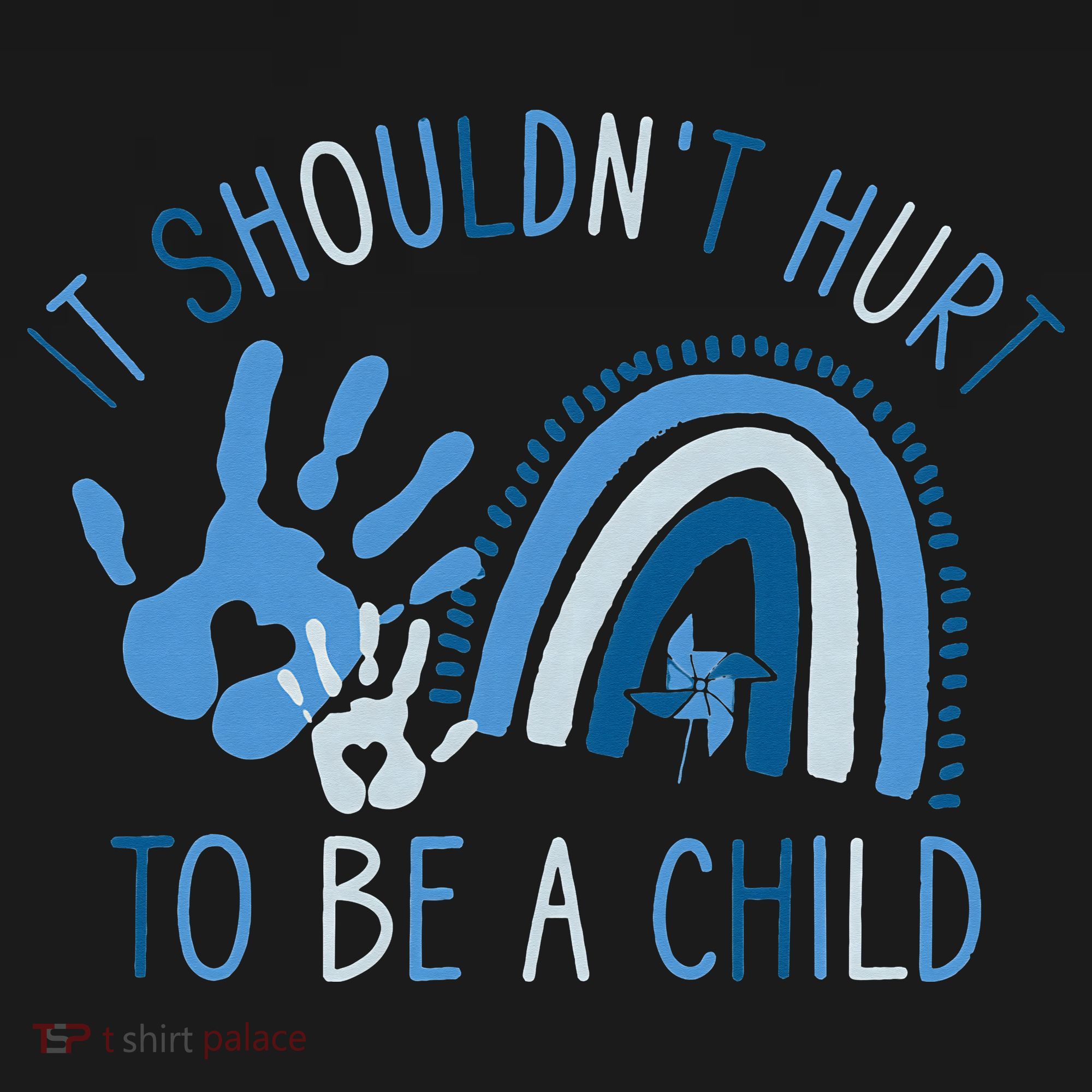 All KidsMatter Pinwheel Child Abuse Prevention Awareness Polo
