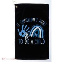All KidsMatter Pinwheel Child Abuse Prevention Awareness Golf Towel thumb 0