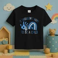 All KidsMatter Pinwheel Child Abuse Prevention Awareness Toddler T-Shirt thumb 3