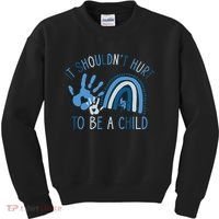 All KidsMatter Pinwheel Child Abuse Prevention Awareness Kids Sweatshirt thumb 0