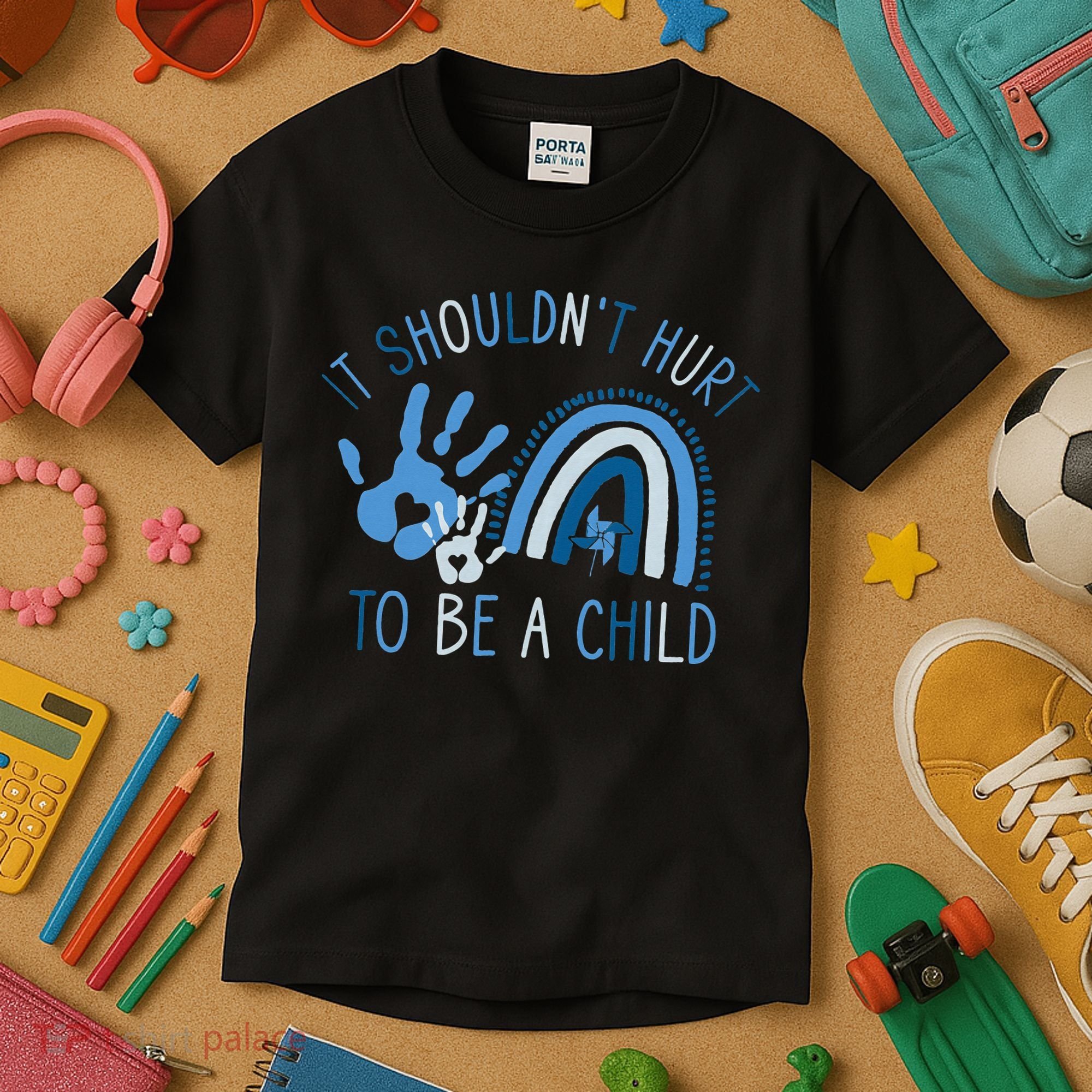 All KidsMatter Pinwheel Child Abuse Prevention Awareness Kids T-Shirt