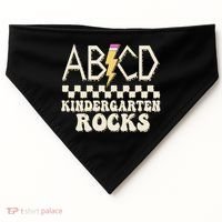 ABCD Kindergarten Rocks USA-Made Doggie Bandana thumb 0