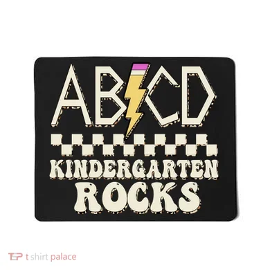 ABCD Kindergarten Rocks Mousepad