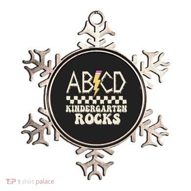 ABCD Kindergarten Rocks Ornament