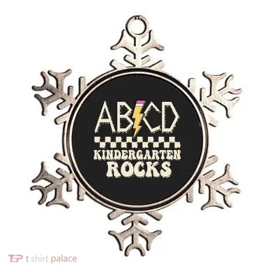 ABCD Kindergarten Rocks Ornament