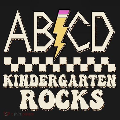ABCD Kindergarten Rocks Ornament