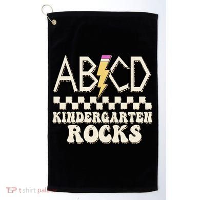 ABCD Kindergarten Rocks Golf Towel