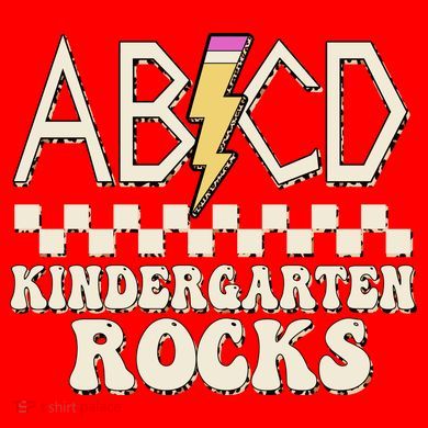 ABCD Kindergarten Rocks Santa Hat