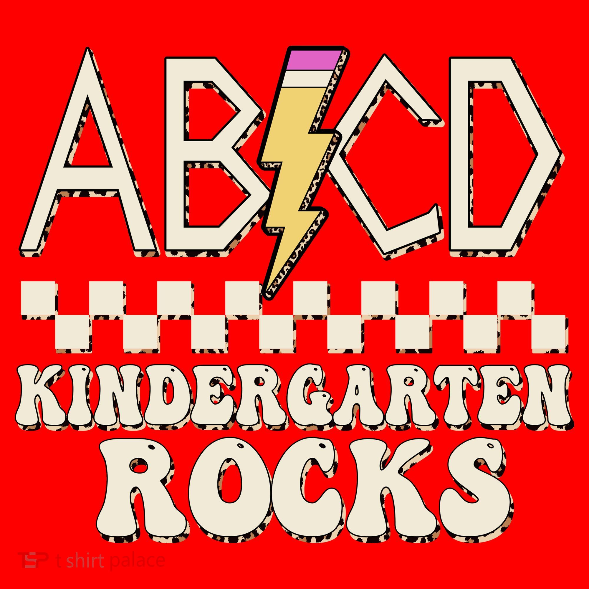 ABCD Kindergarten Rocks Santa Hat