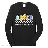 Abcd Kindergarten Rocks Pencil Lightning Teachers Rock Long Sleeve Shirt thumb 0
