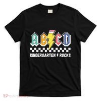 Abcd Kindergarten Rocks Pencil Lightning Teachers Rock T-Shirt thumb 0