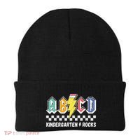 Abcd Kindergarten Rocks Pencil Lightning Teachers Rock Beanie thumb 0