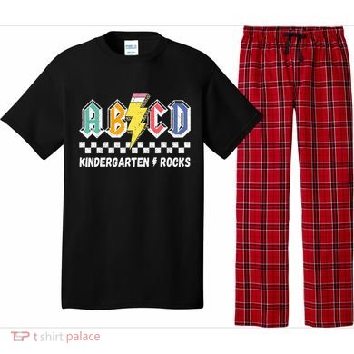 Abcd Kindergarten Rocks Pencil Lightning Teachers Rock Pajama Set
