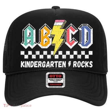 Abcd Kindergarten Rocks Pencil Lightning Teachers Rock Hat
