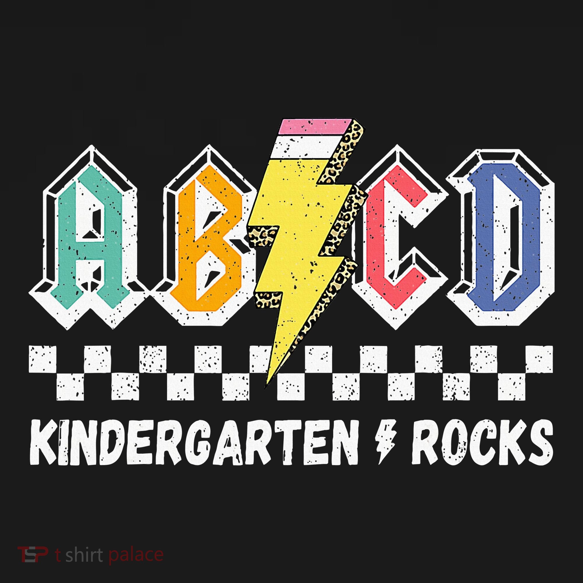 Abcd Kindergarten Rocks Pencil Lightning Teachers Rock Visor