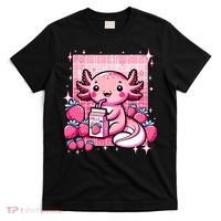 Axolotl Kawaii Strawberry Milk Shake Anime Axolotl T-Shirt thumb 0