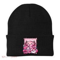 Axolotl Kawaii Strawberry Milk Shake Anime Axolotl Beanie thumb 0
