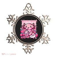 Axolotl Kawaii Strawberry Milk Shake Anime Axolotl Ornament thumb 0
