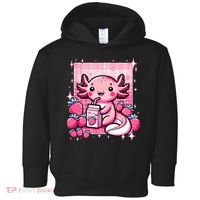 Axolotl Kawaii Strawberry Milk Shake Anime Axolotl Toddler Hoodie thumb 0