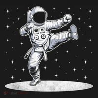 Astronaut Karate Taekwondo Martial Artist Martial Arts Tkd Cute Gift Women's Hoodie thumb 2