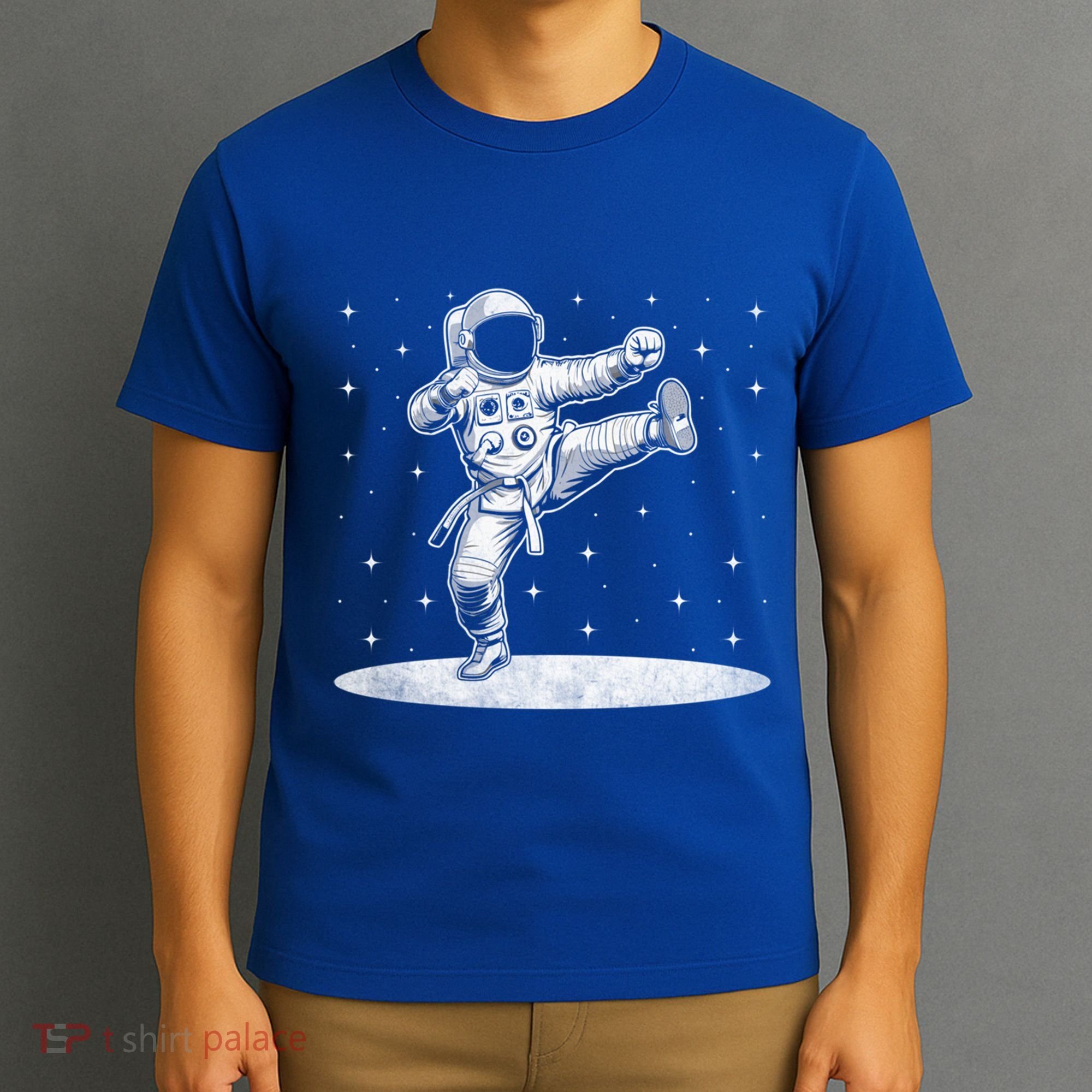 Astronaut Karate Taekwondo Martial Artist Martial Arts Tkd Cute Gift T-Shirt