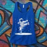 Astronaut Karate Taekwondo Martial Artist Martial Arts Tkd Cute Gift Women's Tank Top thumb 3