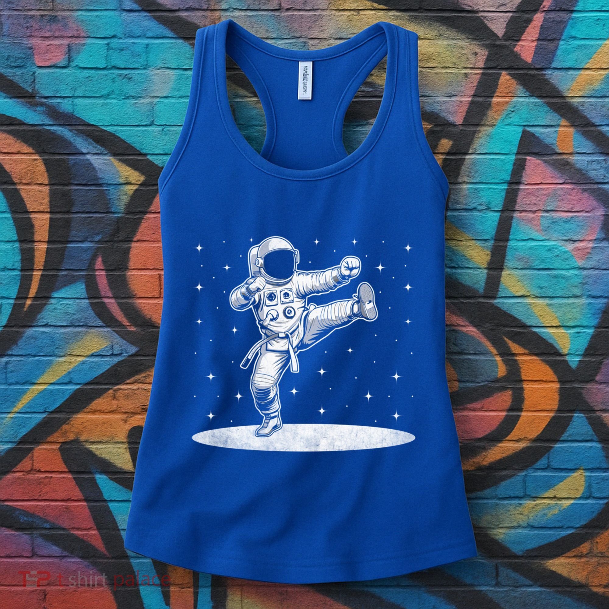 Astronaut Karate Taekwondo Martial Artist Martial Arts Tkd Cute Gift Women's Tank Top