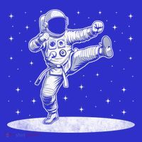 Astronaut Karate Taekwondo Martial Artist Martial Arts Tkd Cute Gift Women's Tank Top thumb 5