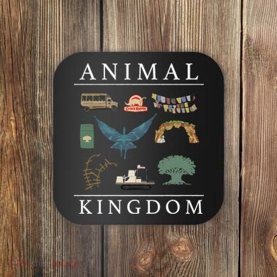 Animal Kingdom Vintage Coaster