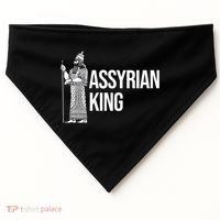 Assyrian King With An Assyrian King Funny Gift USA-Made Doggie Bandana thumb 0