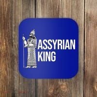 Assyrian King With An Assyrian King Funny Gift Coaster thumb 0