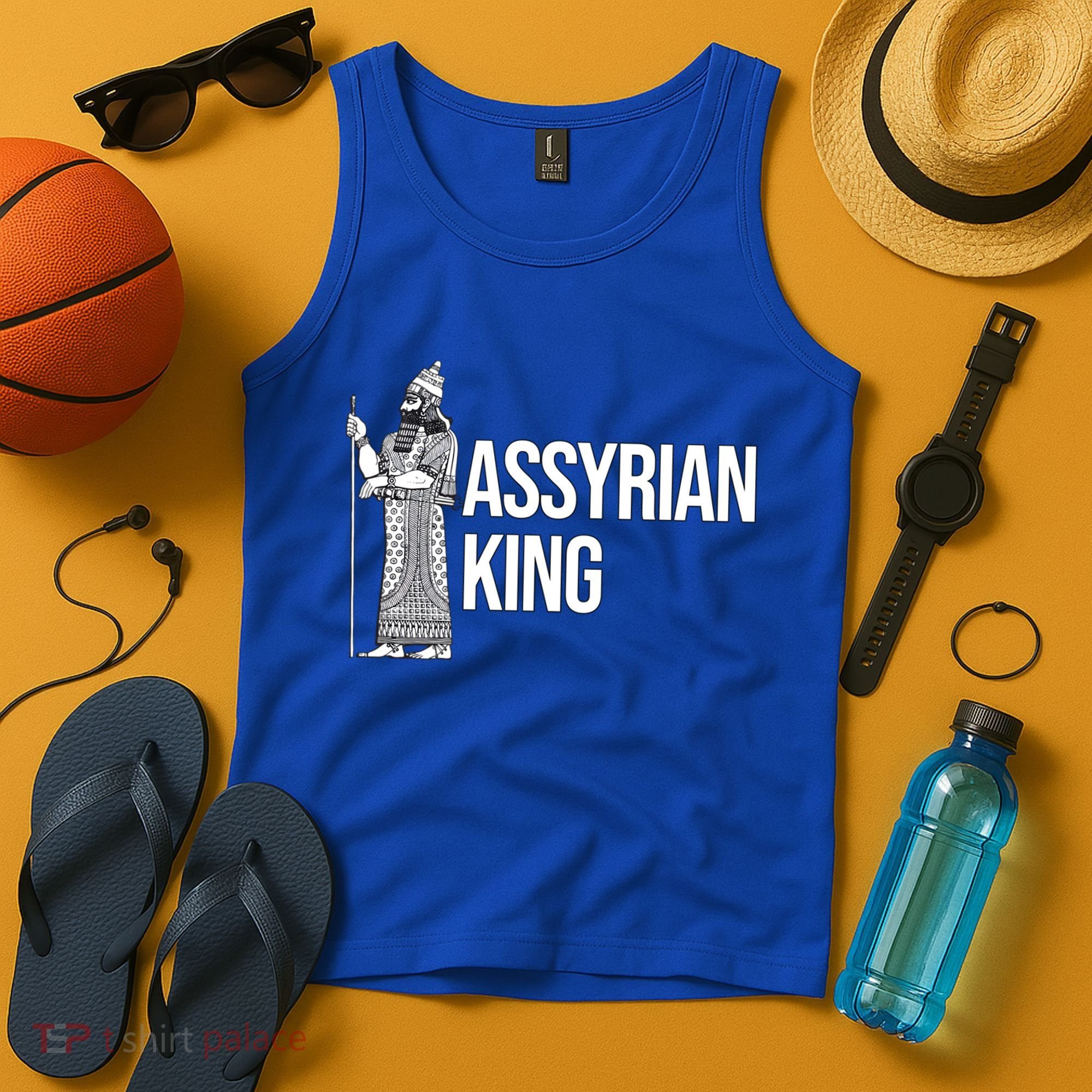 Assyrian King With An Assyrian King Funny Gift Tank Top