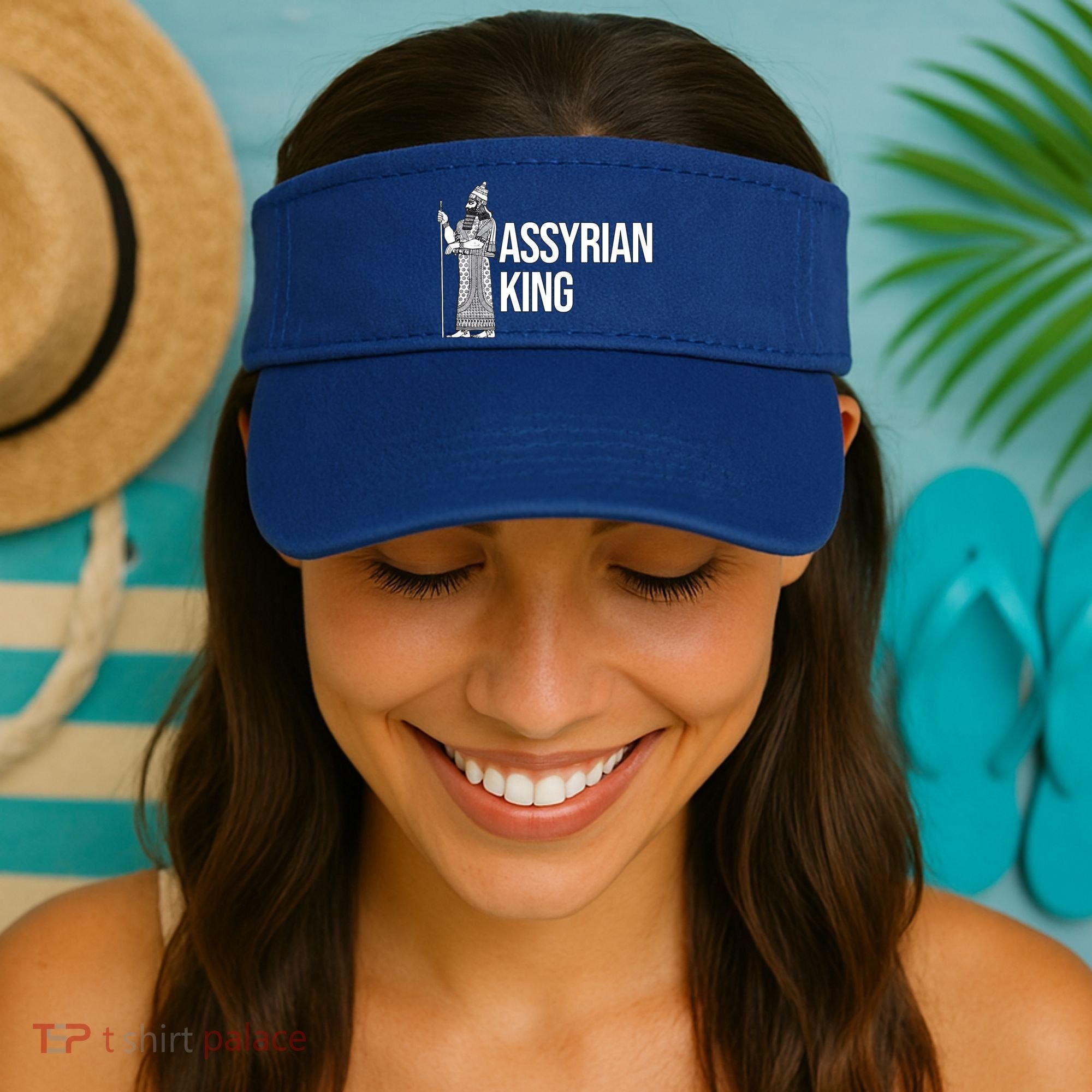 Assyrian King With An Assyrian King Funny Gift Visor