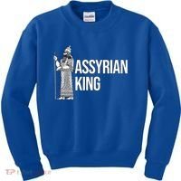 Assyrian King With An Assyrian King Funny Gift Kids Sweatshirt thumb 0