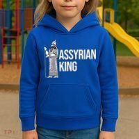 Assyrian King With An Assyrian King Funny Gift Kids Hoodie thumb 3