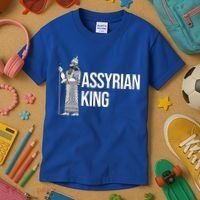 Assyrian King With An Assyrian King Funny Gift Kids T-Shirt thumb 3