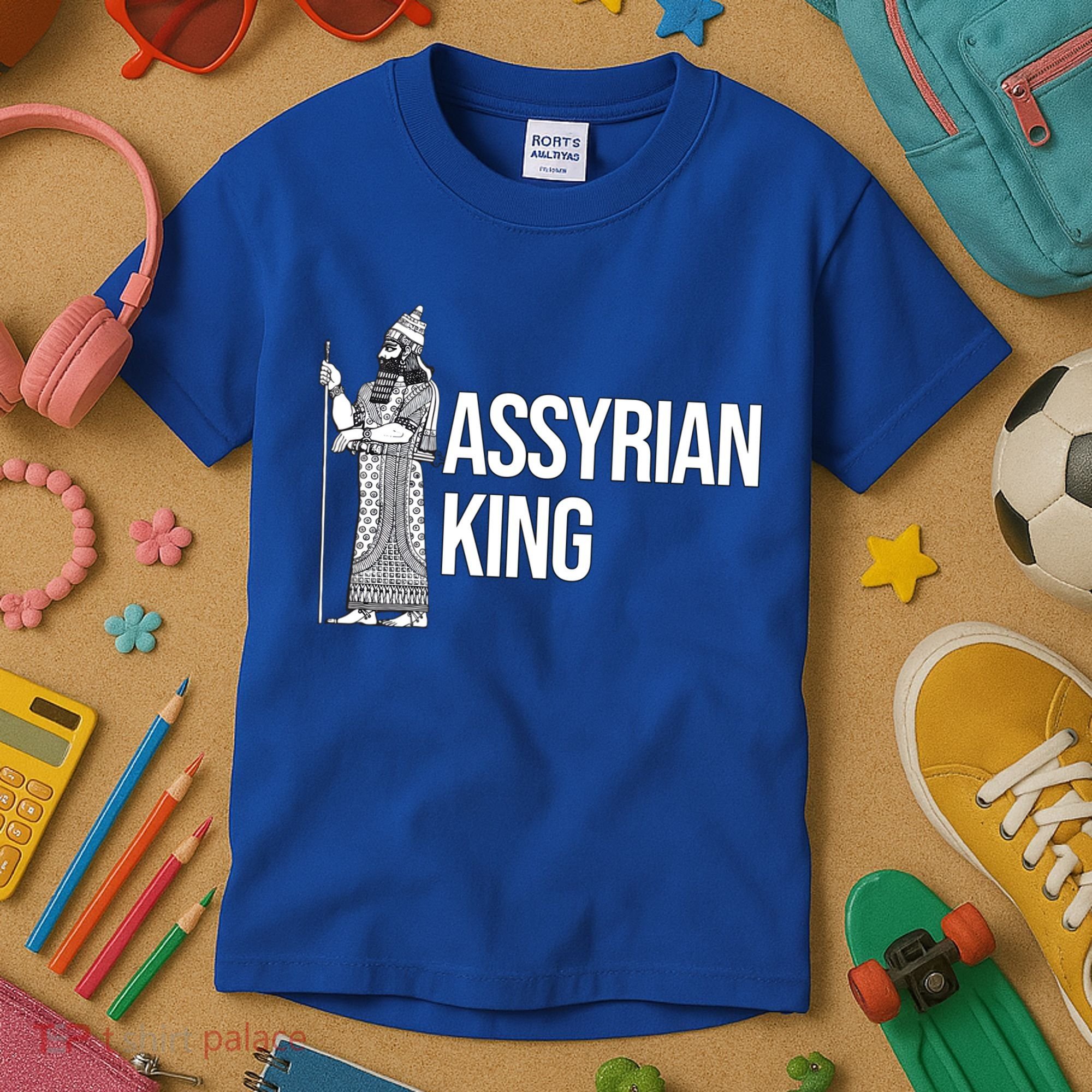 Assyrian King With An Assyrian King Funny Gift Kids T-Shirt