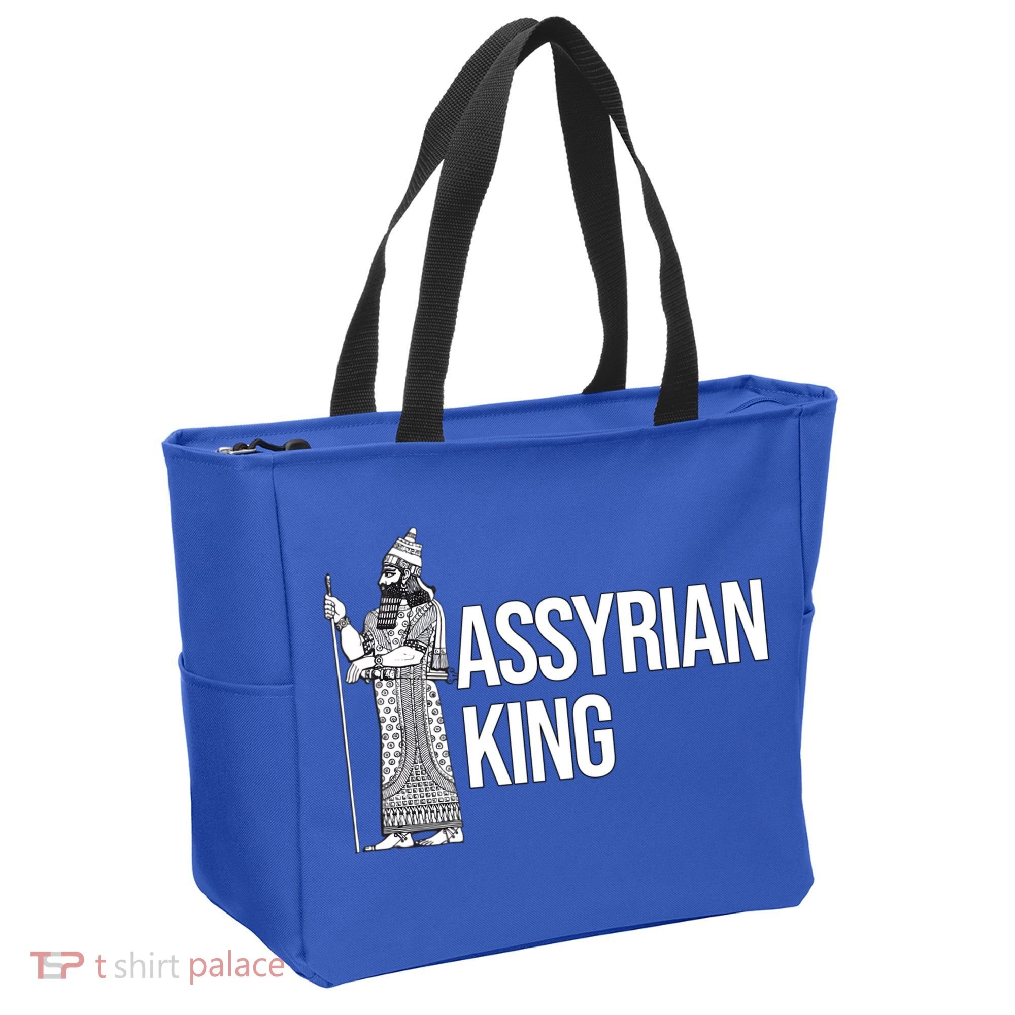 Assyrian King With An Assyrian King Funny Gift Tote Bag