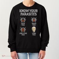 Antibiden Know Your Parasites Lunatic Impeach Joe Biden Women's Sweatshirt thumb 0