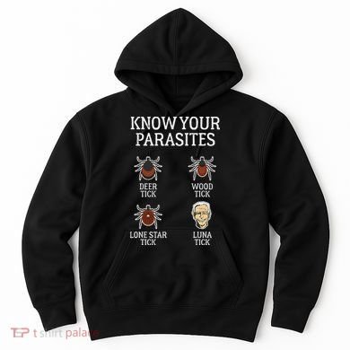 Antibiden Know Your Parasites Lunatic Impeach Joe Biden Hoodie