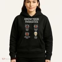 Antibiden Know Your Parasites Lunatic Impeach Joe Biden Hoodie thumb 5