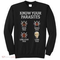 Antibiden Know Your Parasites Lunatic Impeach Joe Biden Sweatshirt thumb 0