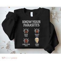 Antibiden Know Your Parasites Lunatic Impeach Joe Biden Sweatshirt thumb 2