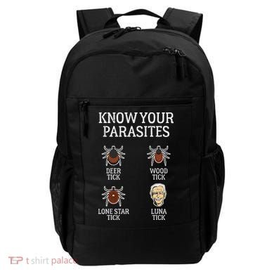 Antibiden Know Your Parasites Lunatic Impeach Joe Biden Backpack