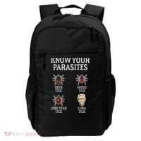 Antibiden Know Your Parasites Lunatic Impeach Joe Biden Backpack thumb 0