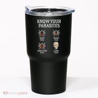 Antibiden Know Your Parasites Lunatic Impeach Joe Biden Tumbler thumb 0