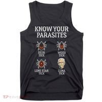 Antibiden Know Your Parasites Lunatic Impeach Joe Biden Tank Top thumb 0